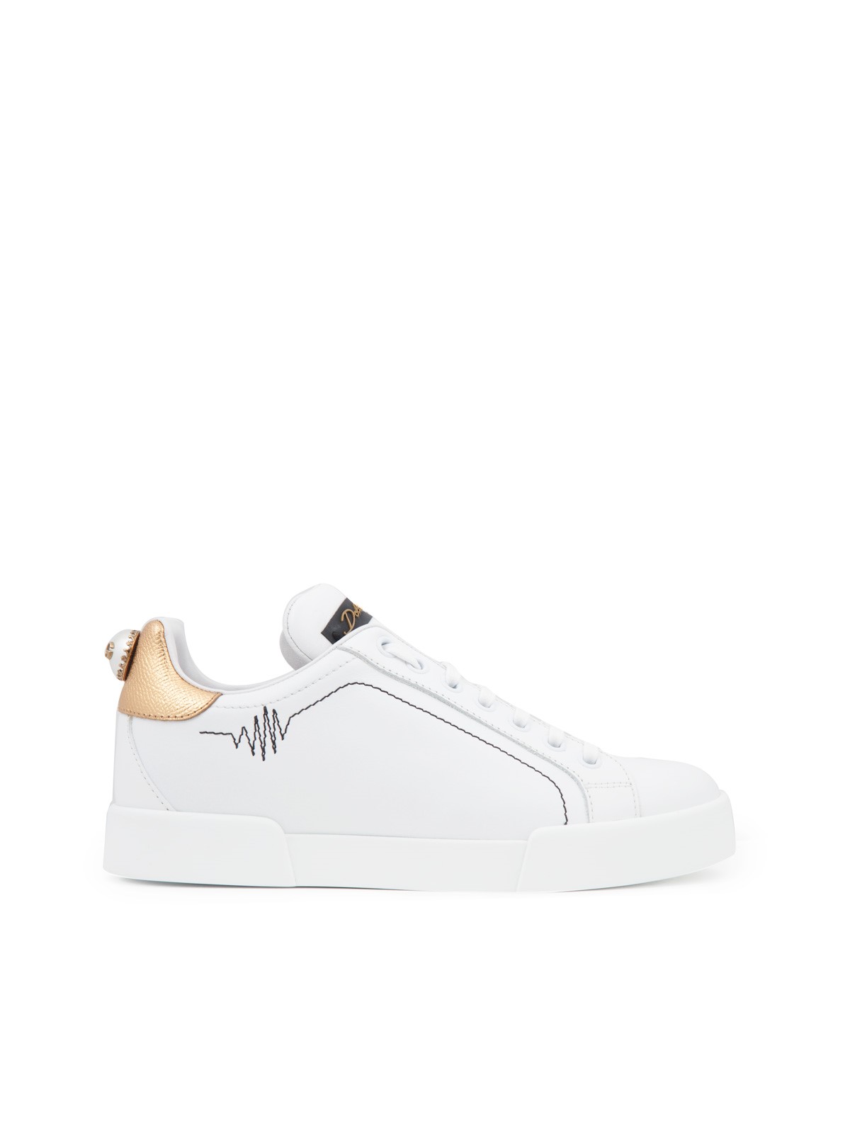 dolce & gabbana PEARL DETAIL SNEAKERS available on  - 20357