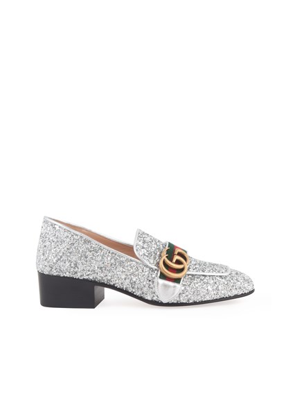 gucci glitter loafers