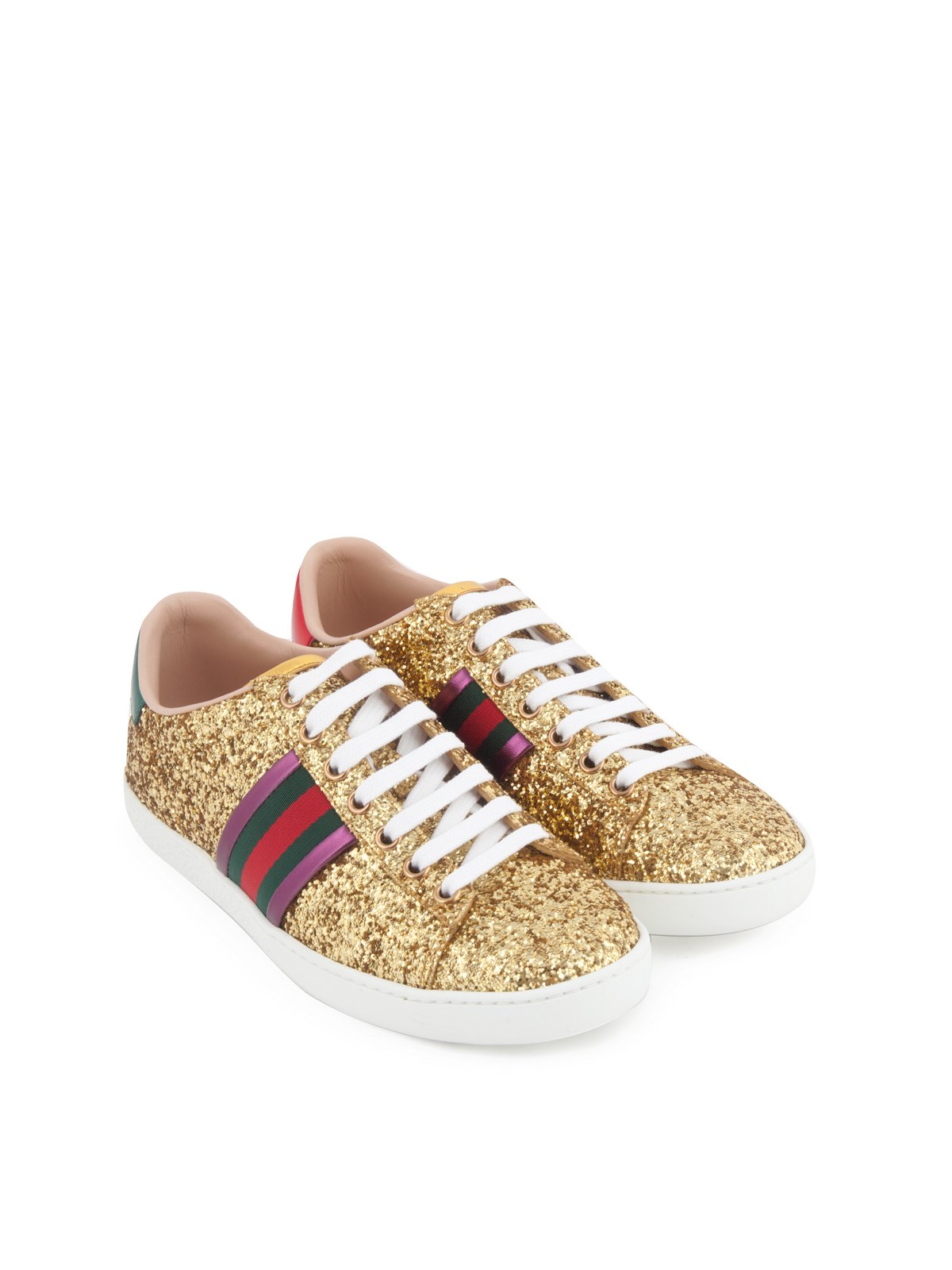gucci glitter ace sneakers