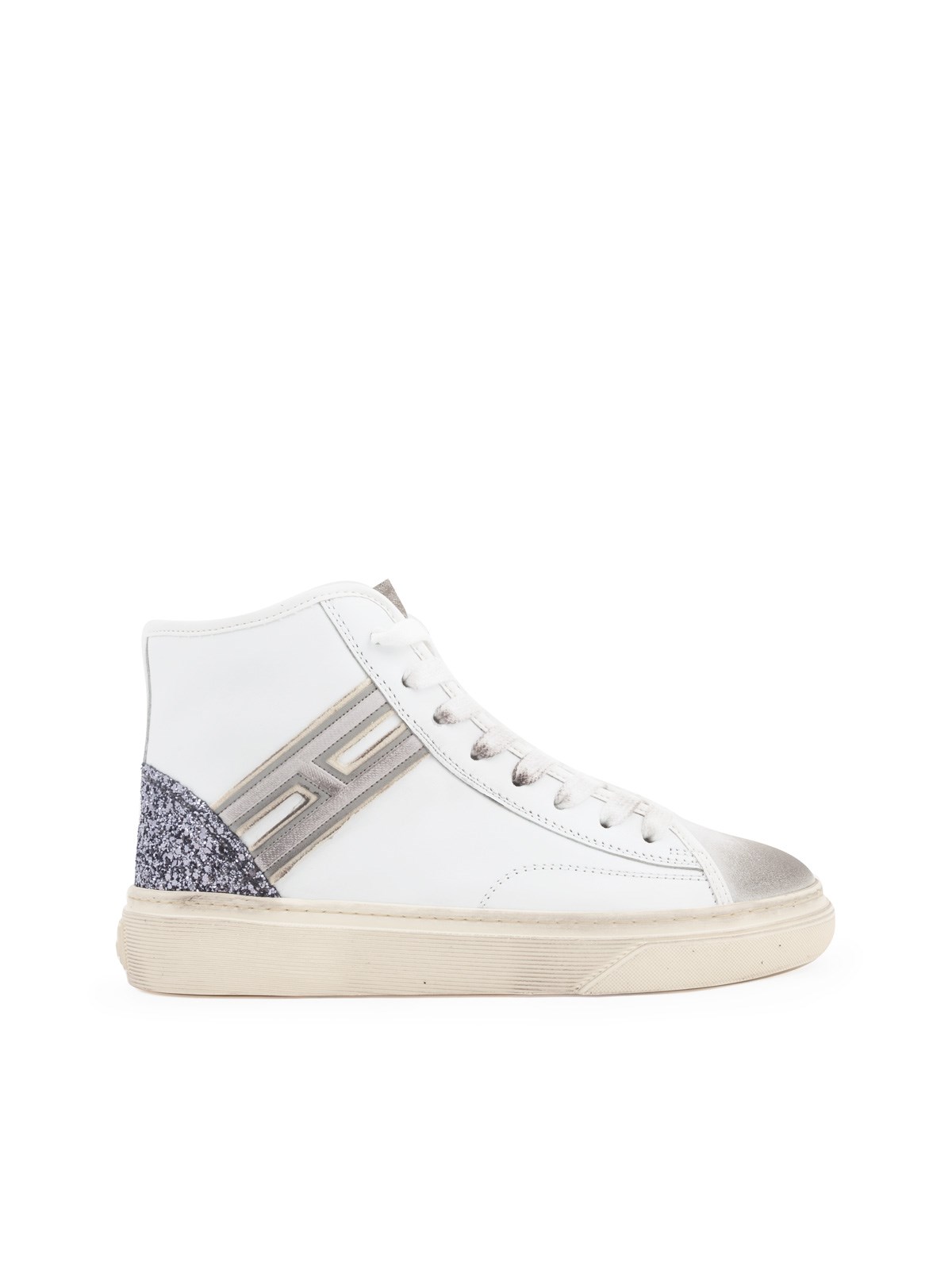 analyse Ontmoedigd zijn Ham hogan LACE-UP HI TOPS SNEAKERS WITH GLITTER DETAIL available on  montiboutique.com - 20782