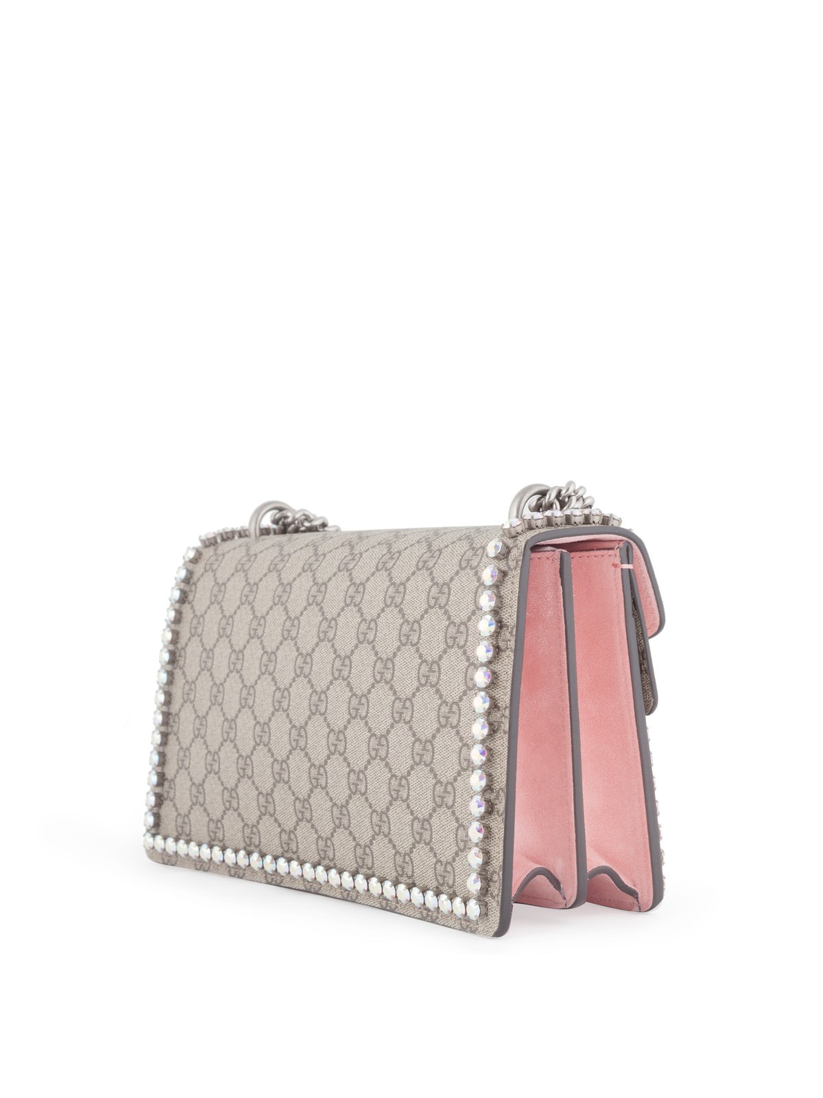 gucci DIONYSUS GG SUPREME SHOULDER BAG WITH CRYSTALS available on 0 - 20872