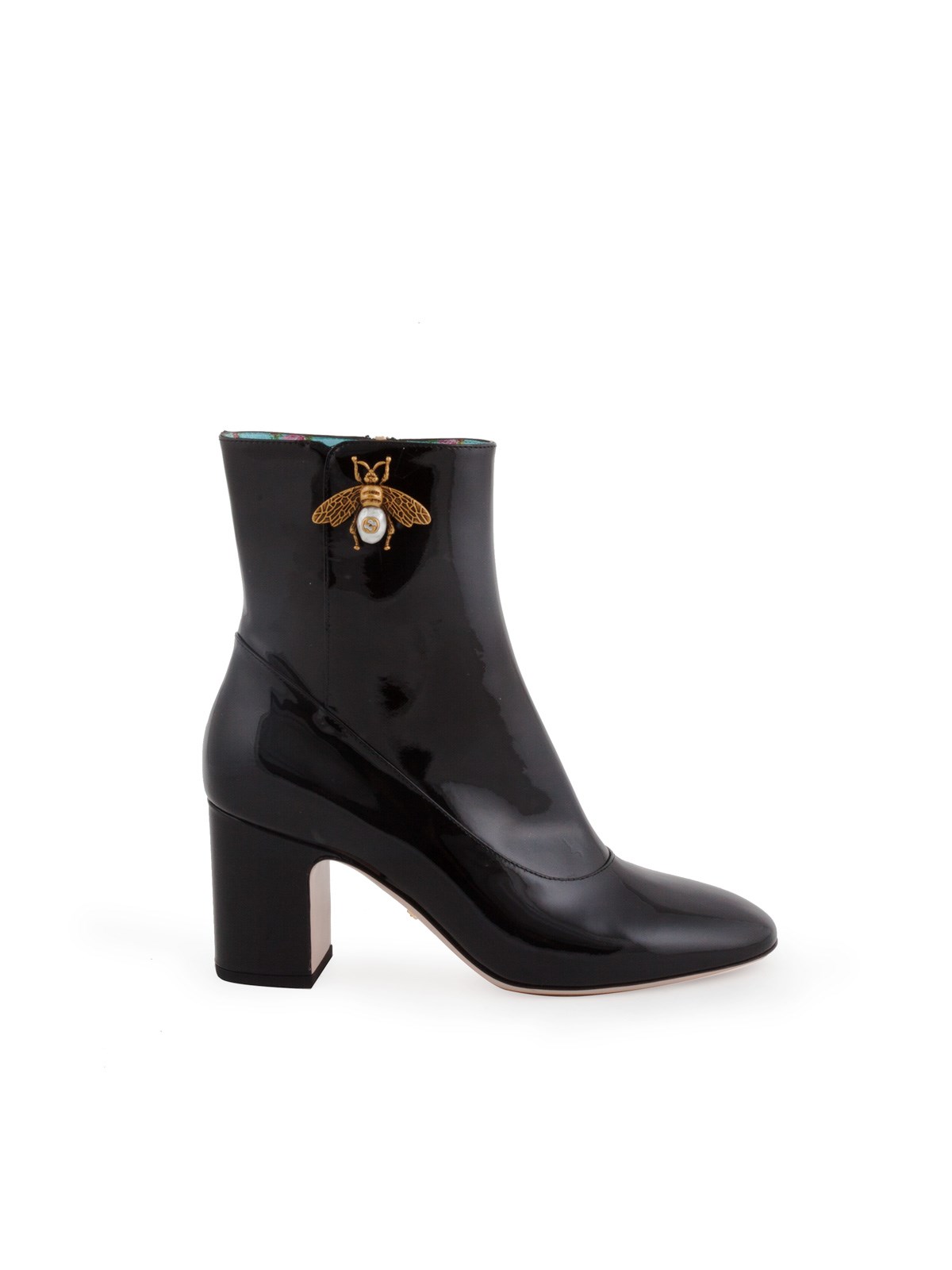 gucci black boots with bees