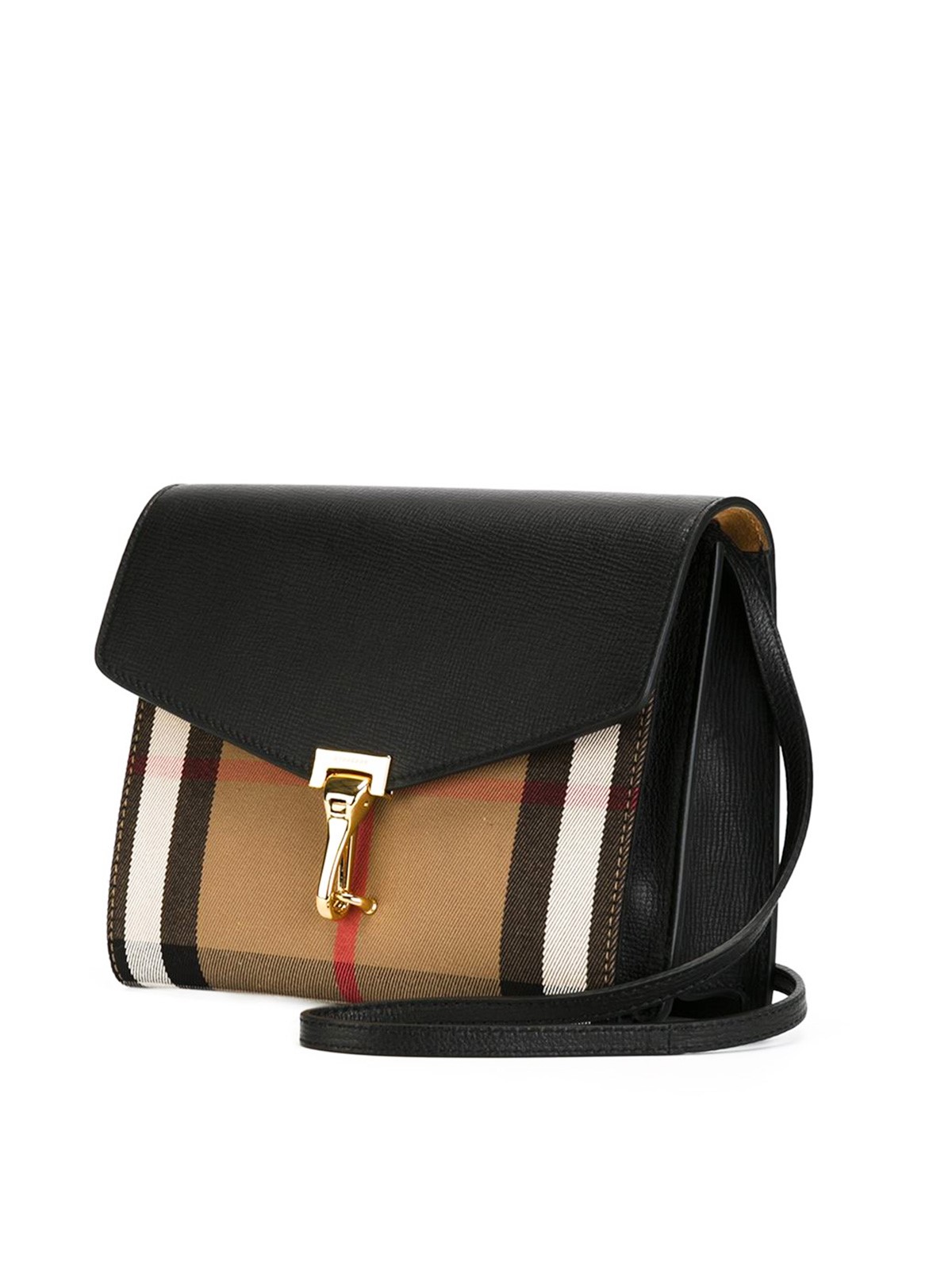 burberry house check satchel