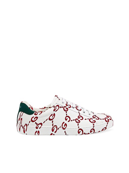 gucci ACE SNEAKERS GG PRINT available 