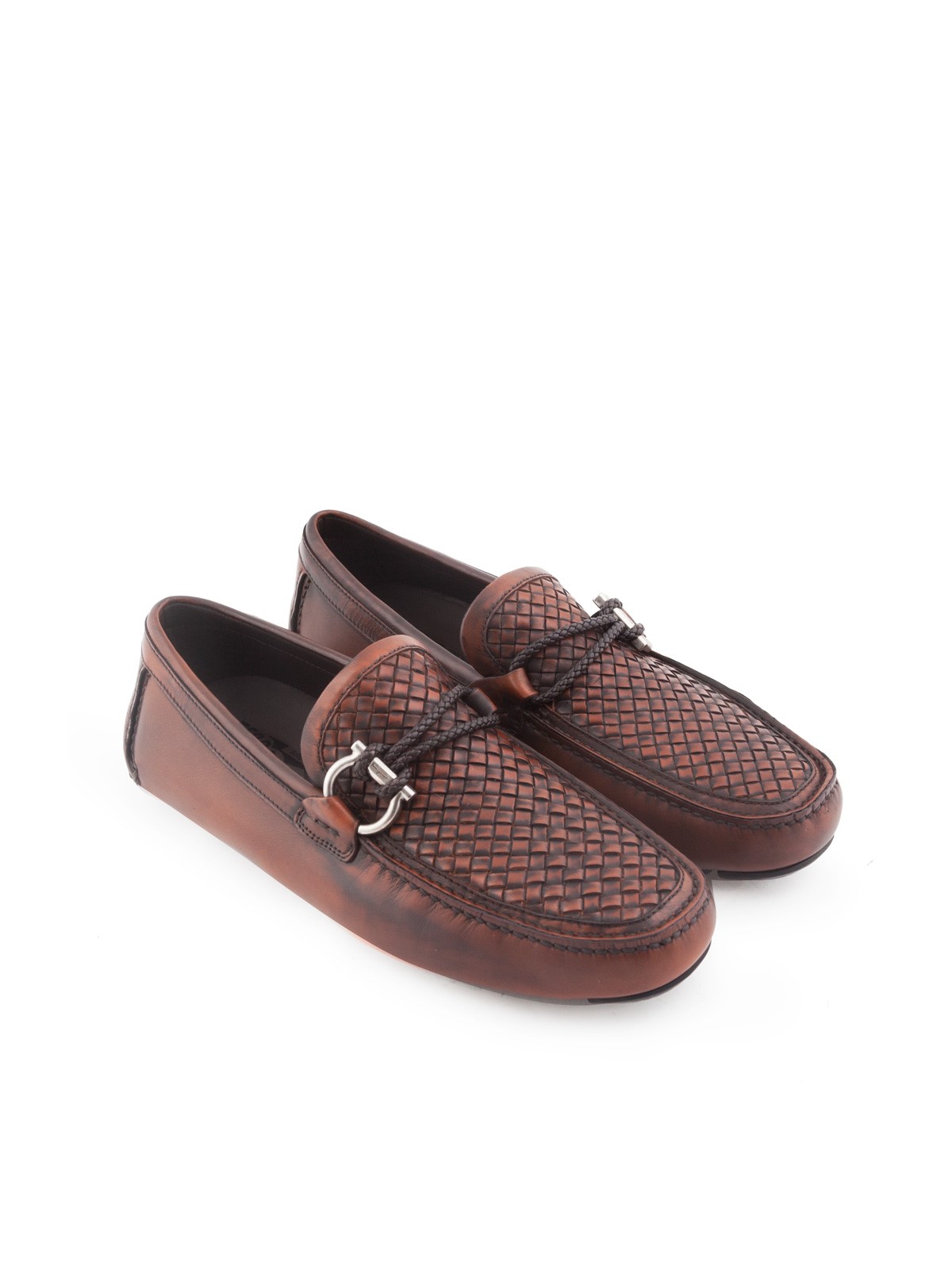 salvatore ferragamo woven shoes