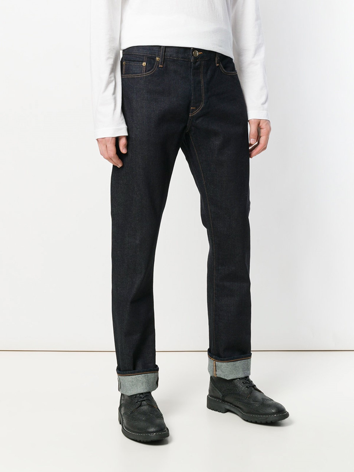 burberry STRAIGHT-LEG DENIM TROUSERS available on montiboutique.com - 21870
