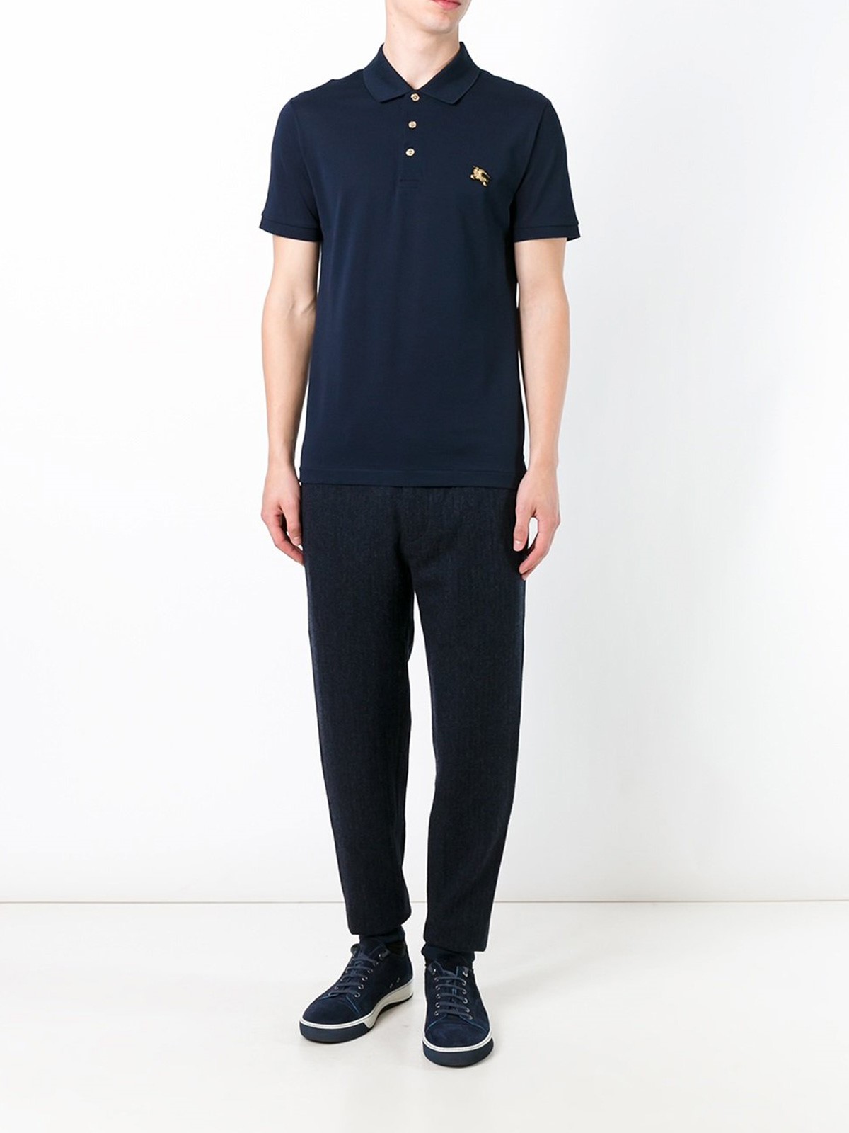 burberry polo black