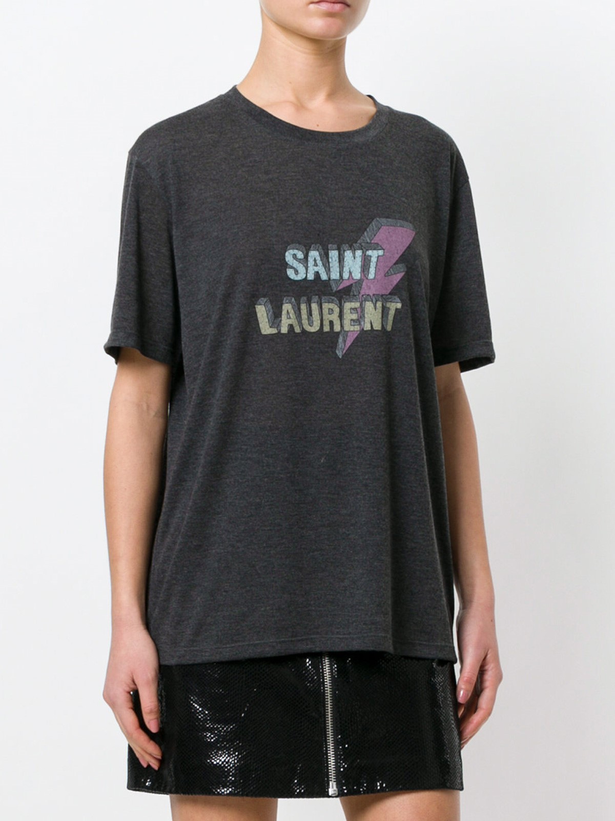 Buy > saint laurent sweatshirt lightning bolt > in stock
