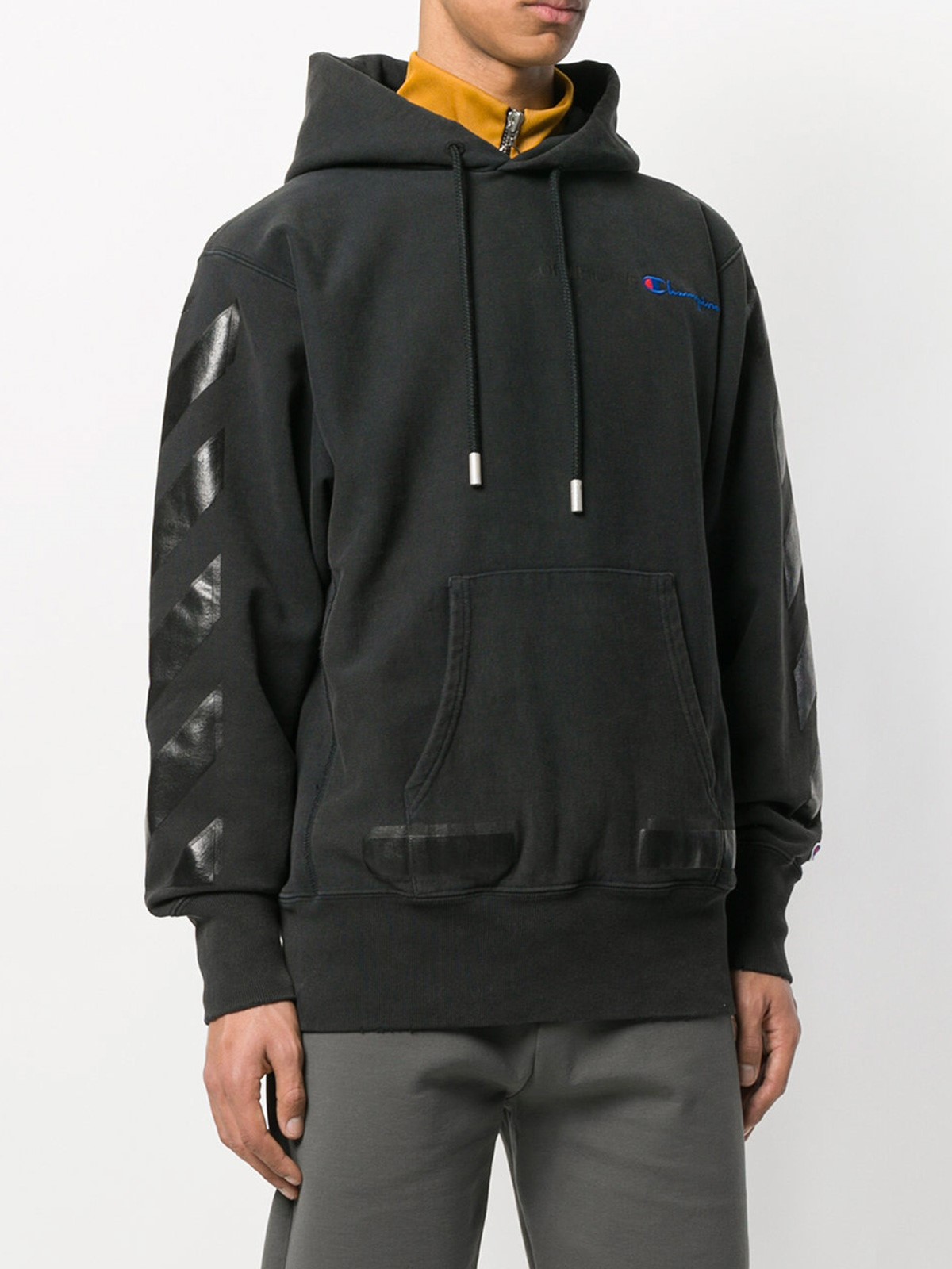 off-white CHAMPION FOR OFF-WHITE HOODIE SWEATSHIRT available on ...