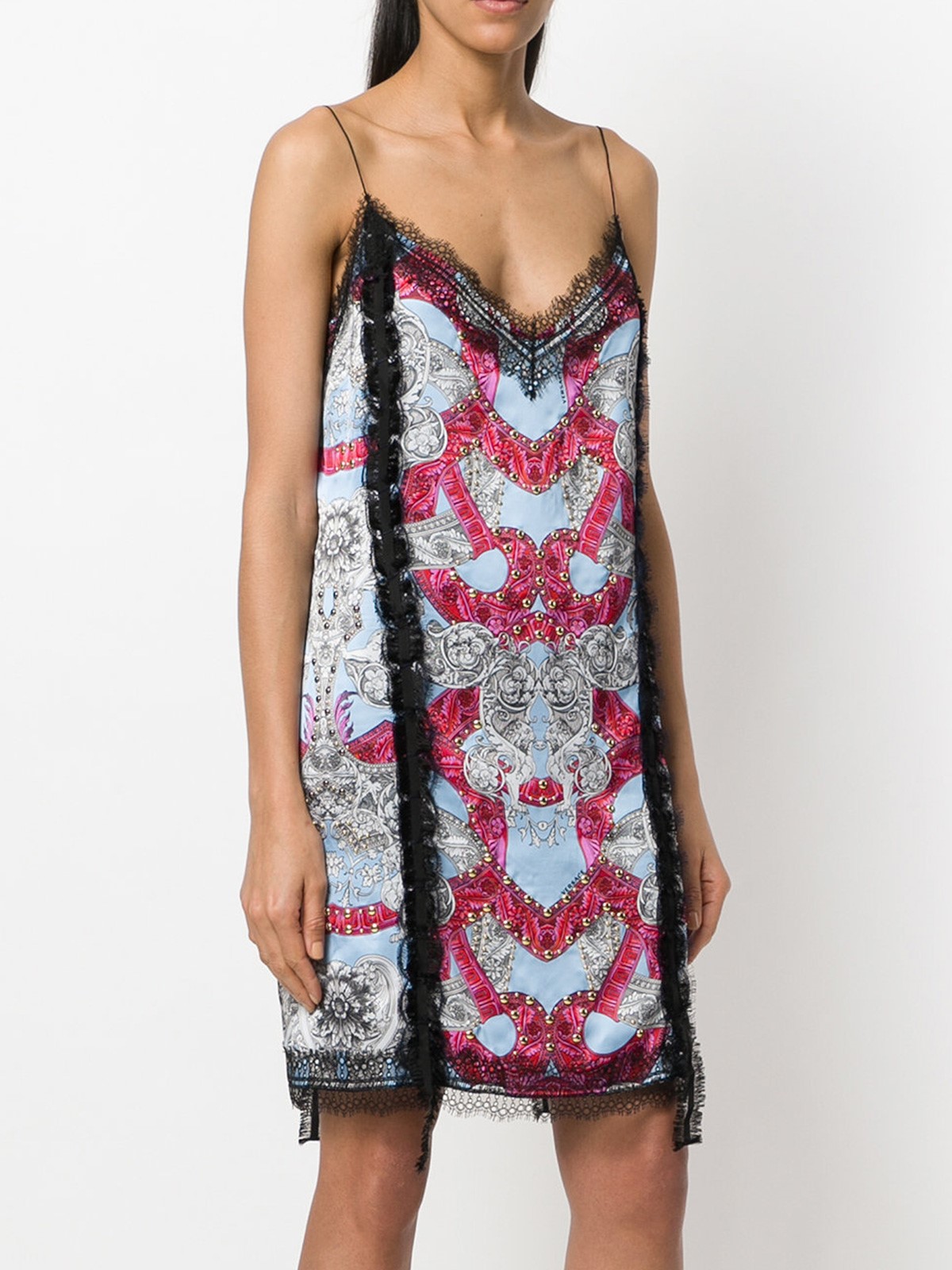 versace PRINTED LACE DRESS available on 