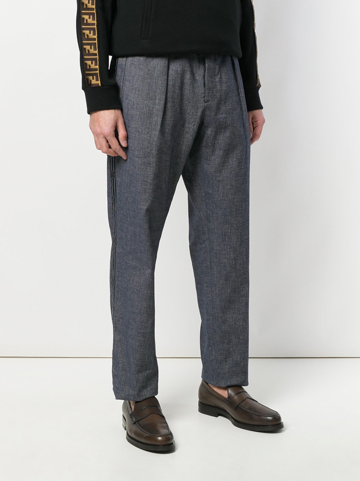 fendi TROUSERS WITH SIDE LOGO available on montiboutique.com - 22256