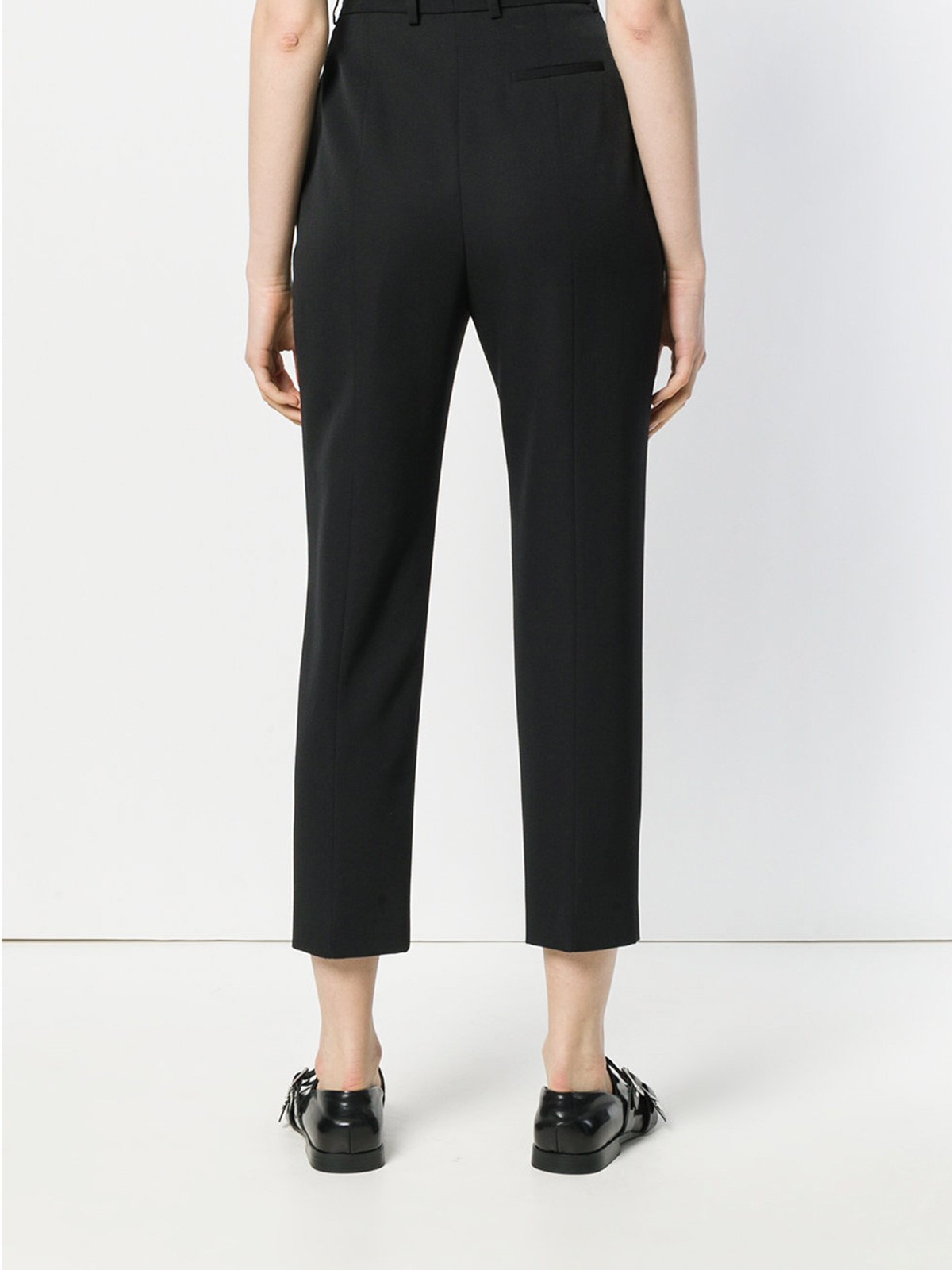 high waisted cigarette trousers