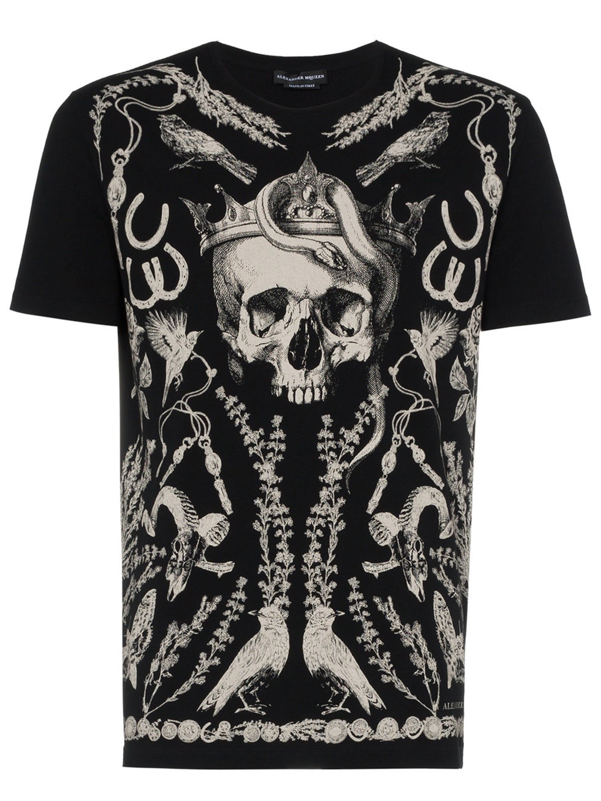 alexander mcqueen skeleton shirt