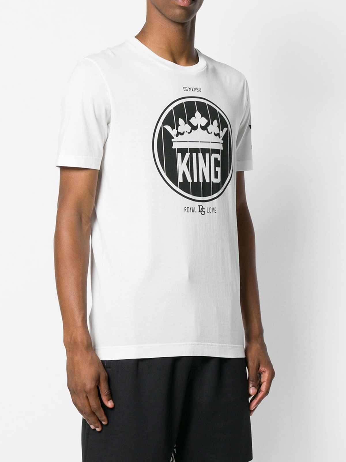 dolce & gabbana KING CREW PRINT T-SHIRT available on montiboutique.com ...