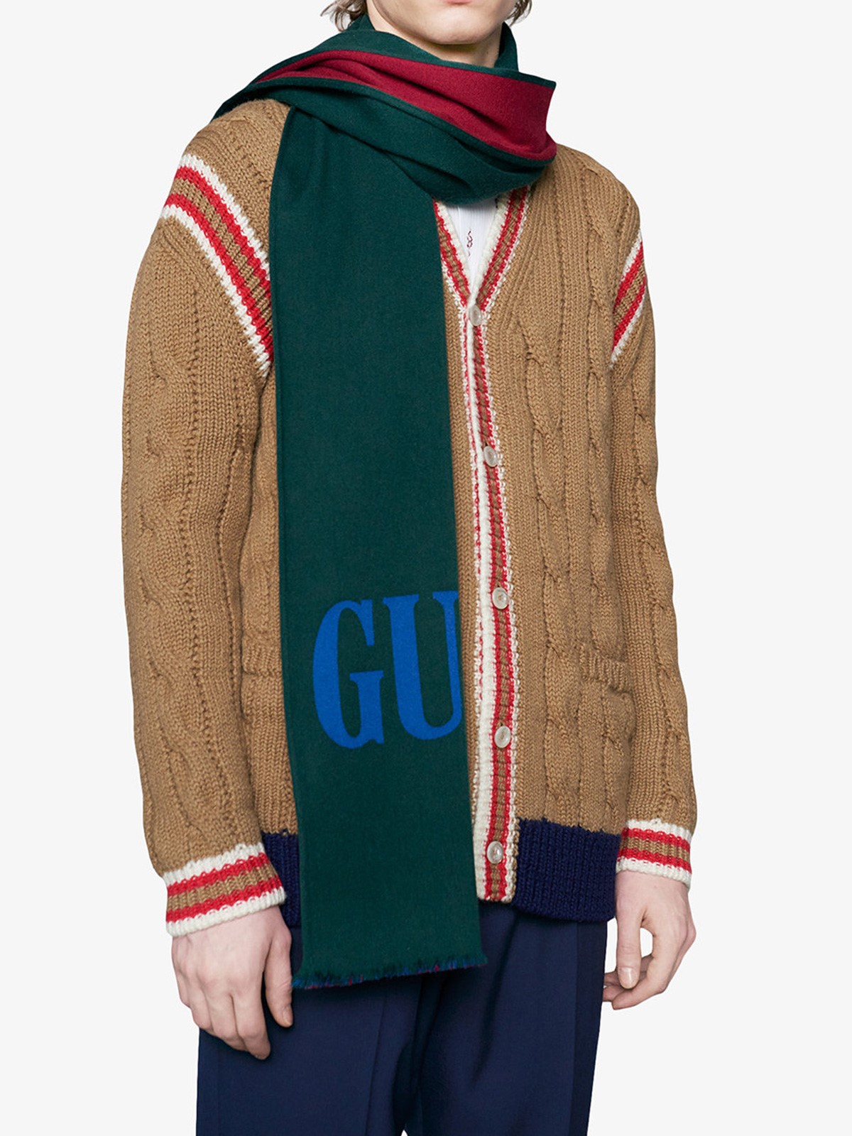 gucci LOGO SCARF available on montiboutique.com - 23032