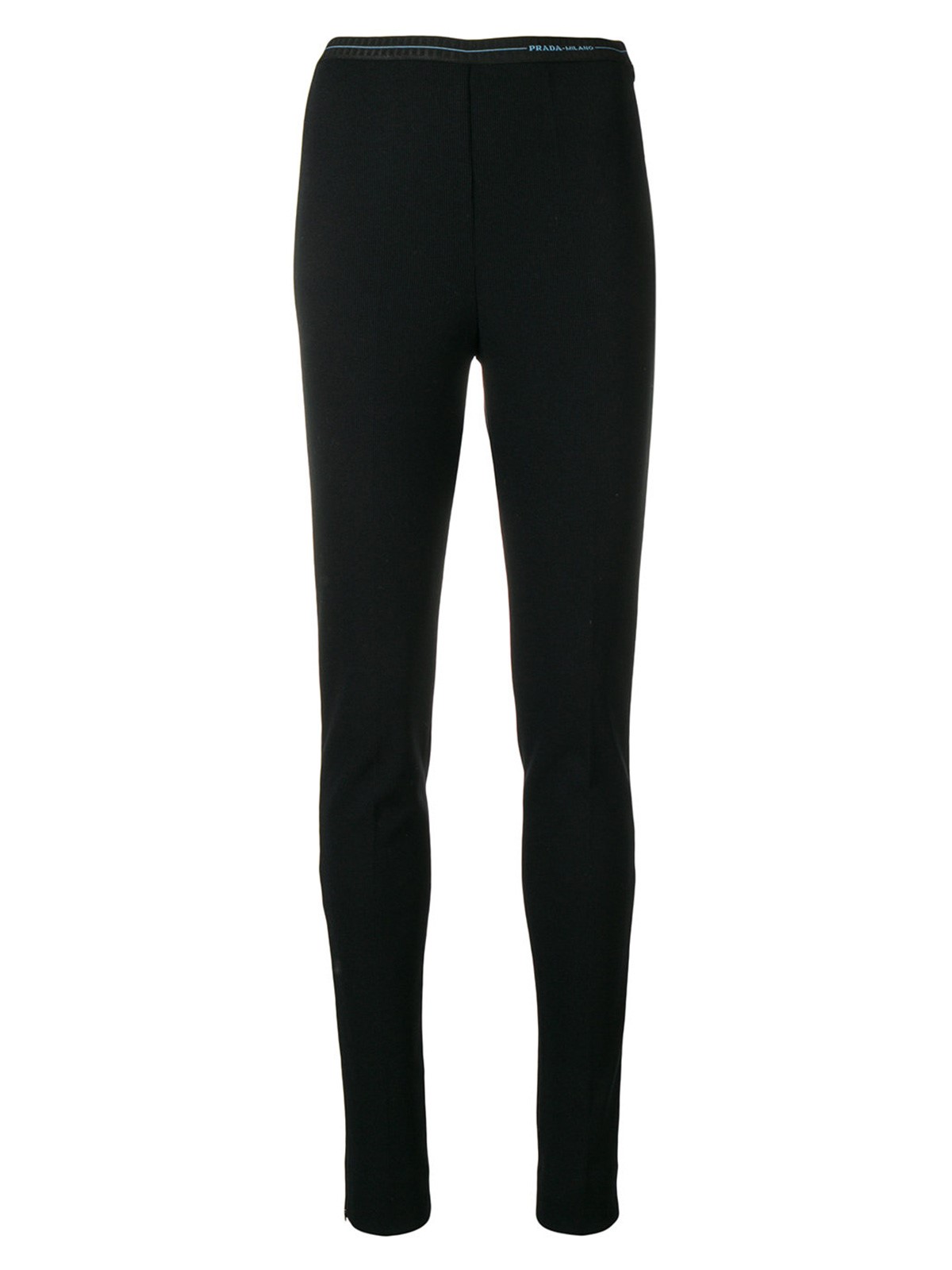 High waist skinny trousers black Clearance