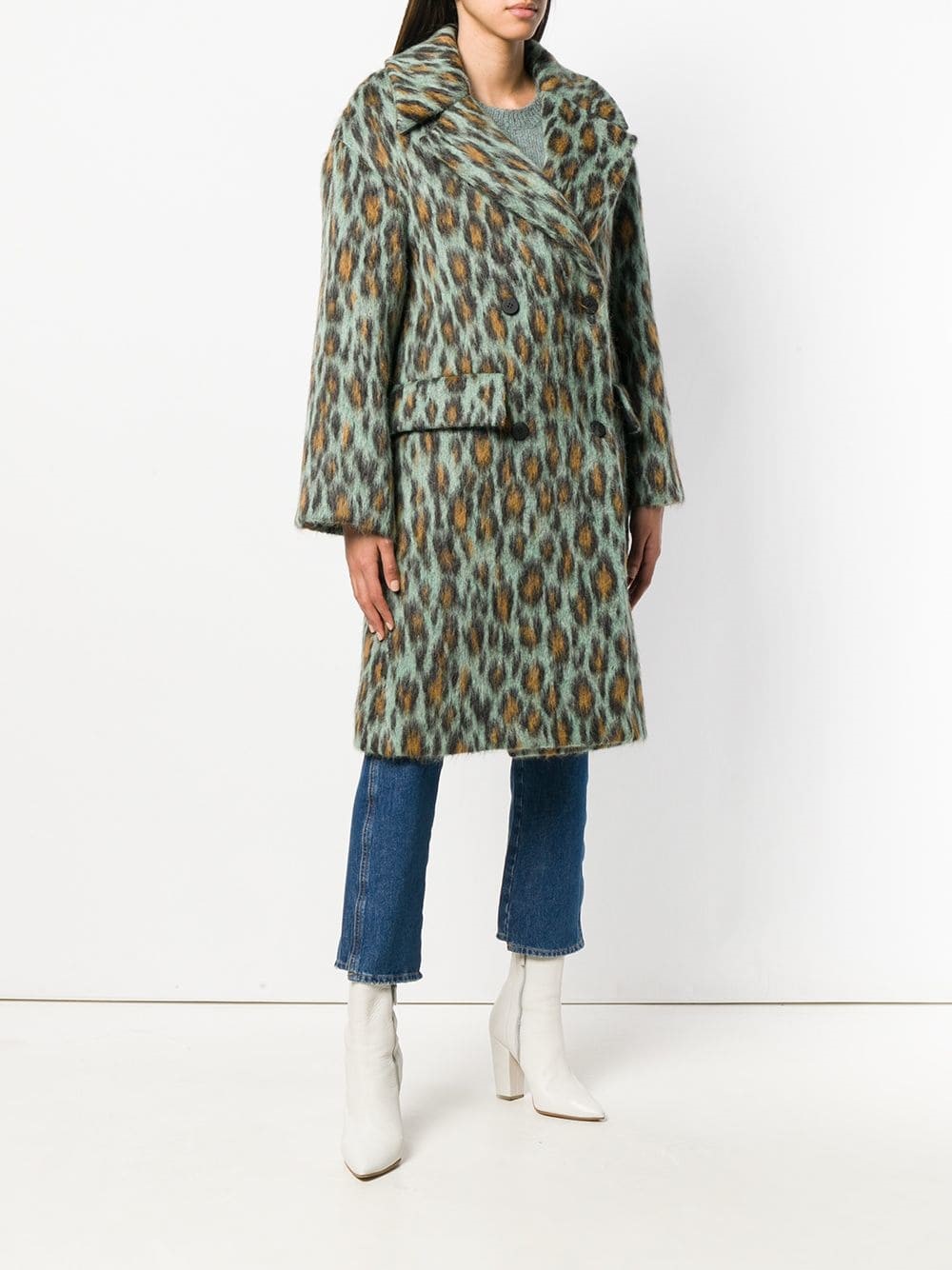 kenzo LEOPARD PRINT COAT available on 