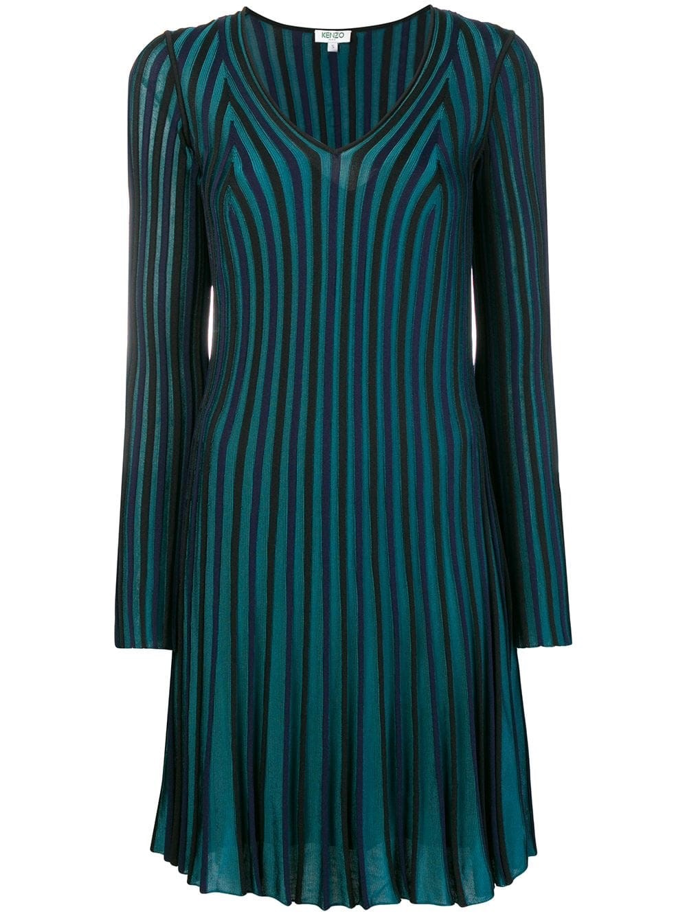 kenzo pleated dress