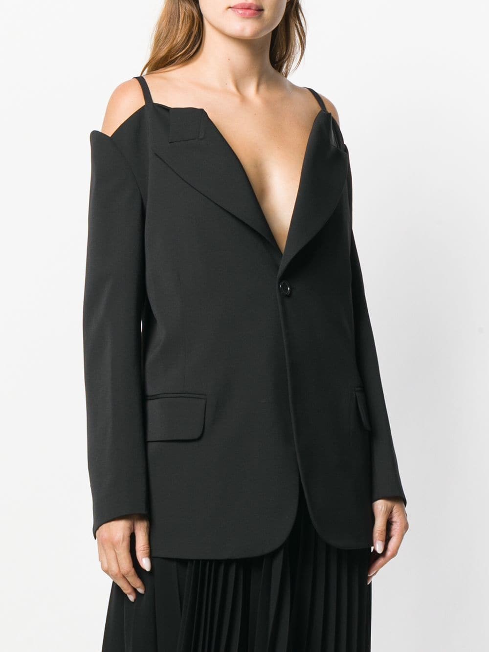 cold shoulder jacket