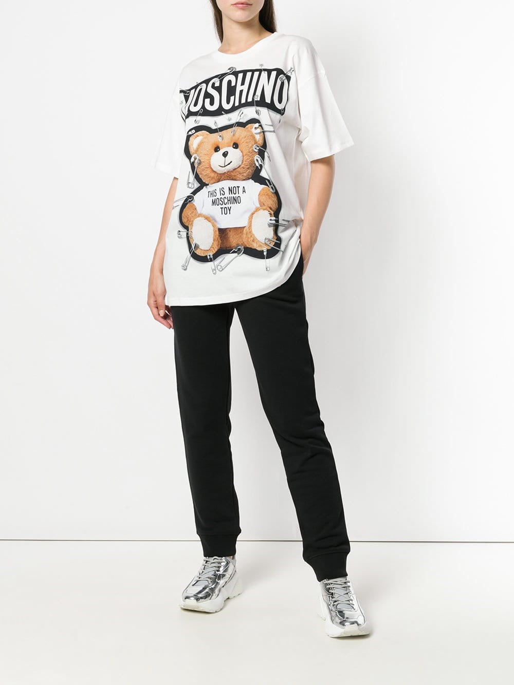 moschino t shirt women's bear