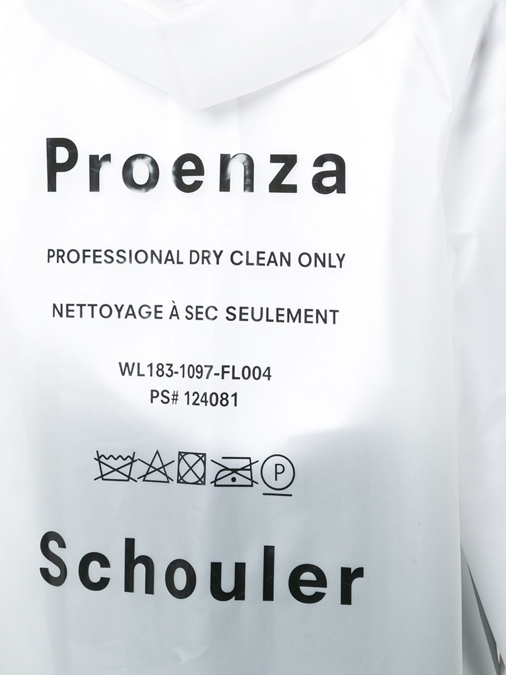 proenza schouler CARE LABEL RAINCOAT JACKET available on 24155