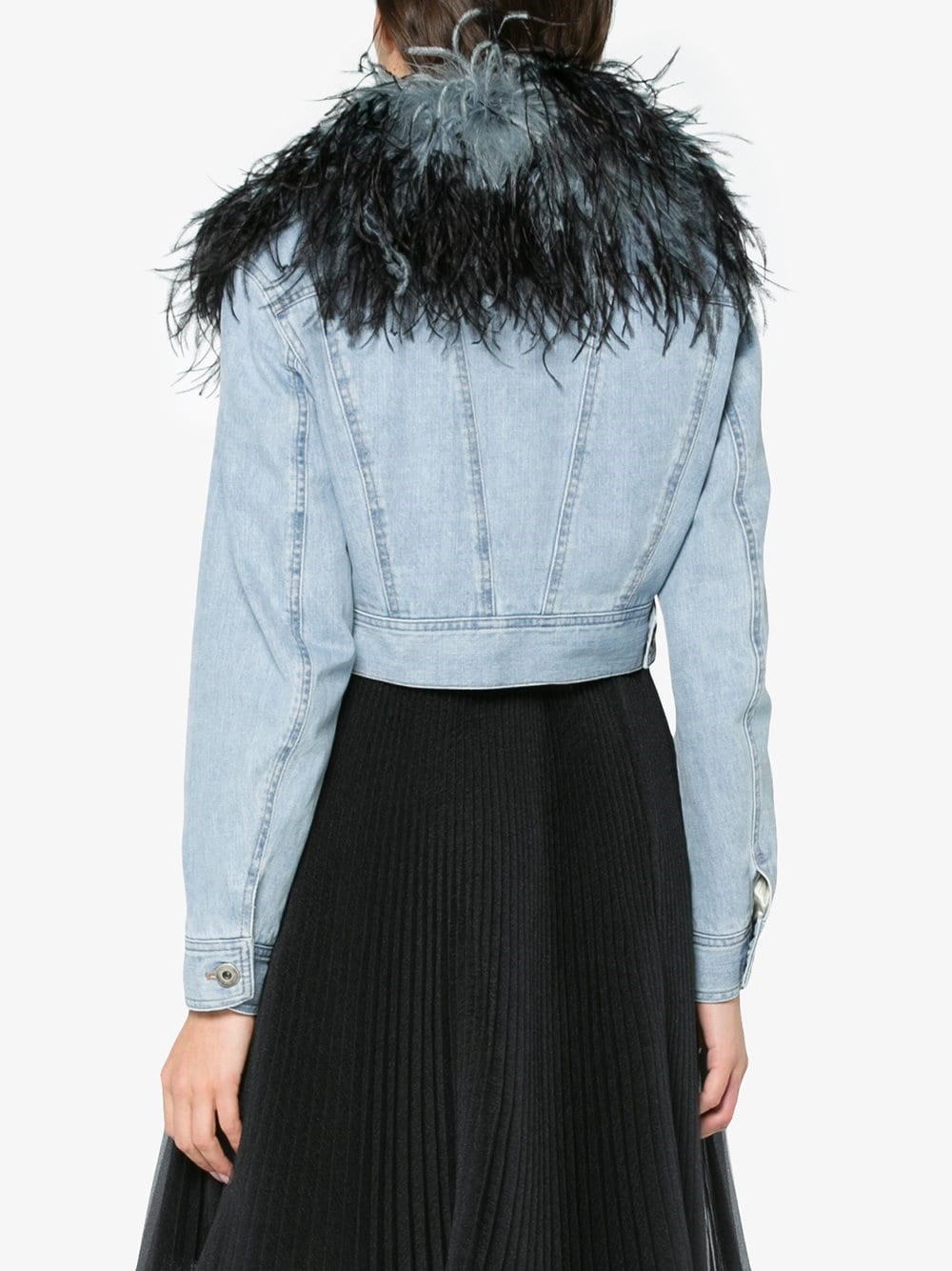 prada feather jacket