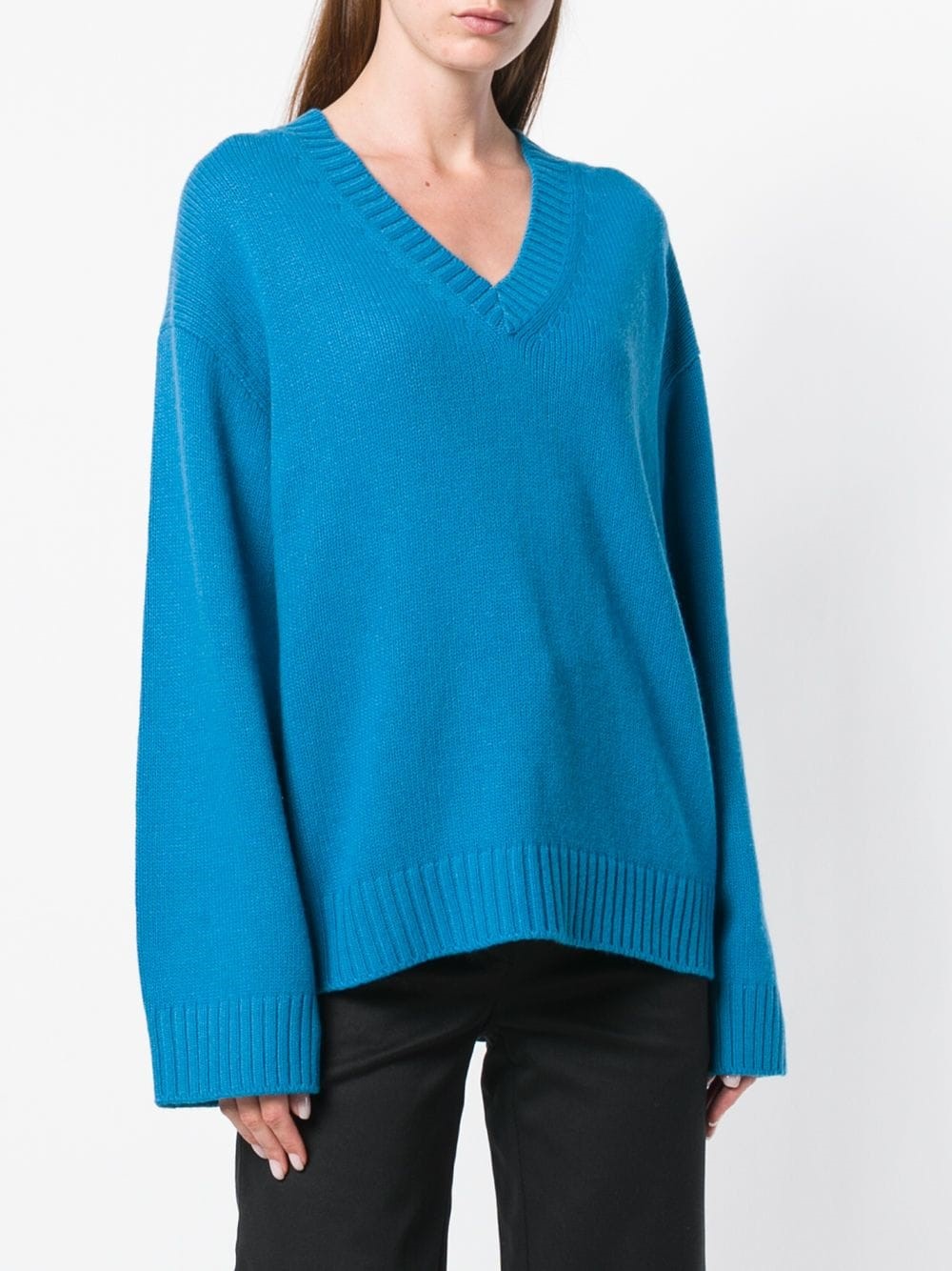 prada OVERSIZE V NECK JUMPER available on montiboutique.com - 24217