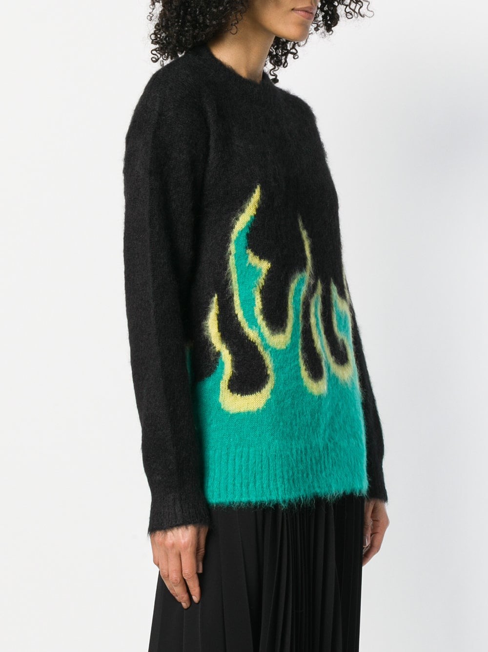 prada FLAME PRINT JUMPER available on 