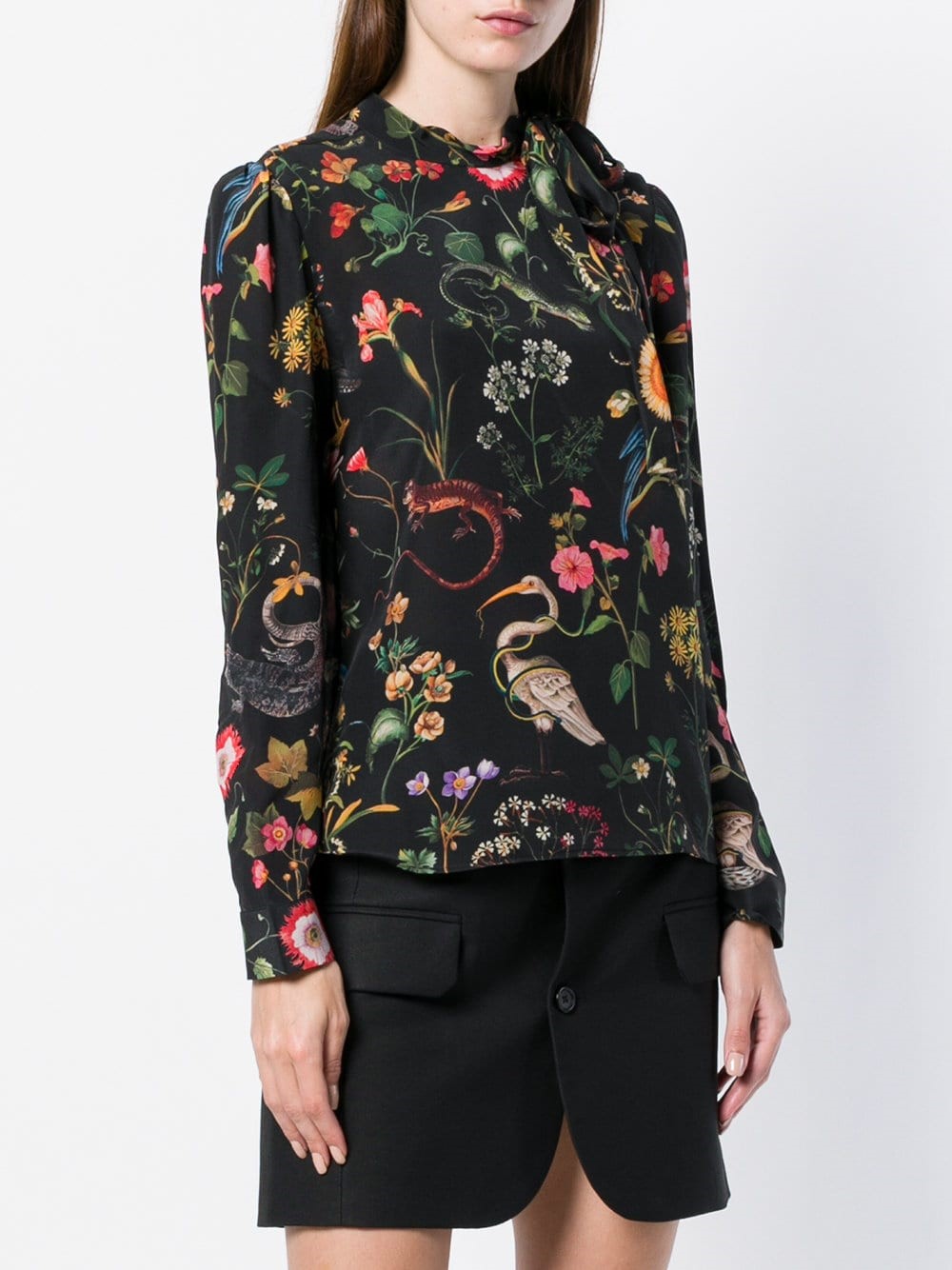 red valentino FLORAL PRINT SHIRT available on montiboutique.com 
