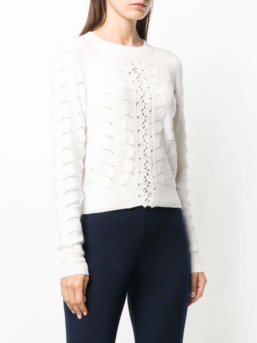 see by chloe` EMBROIDERED MOTIF SWEATER available on montiboutique.com ...