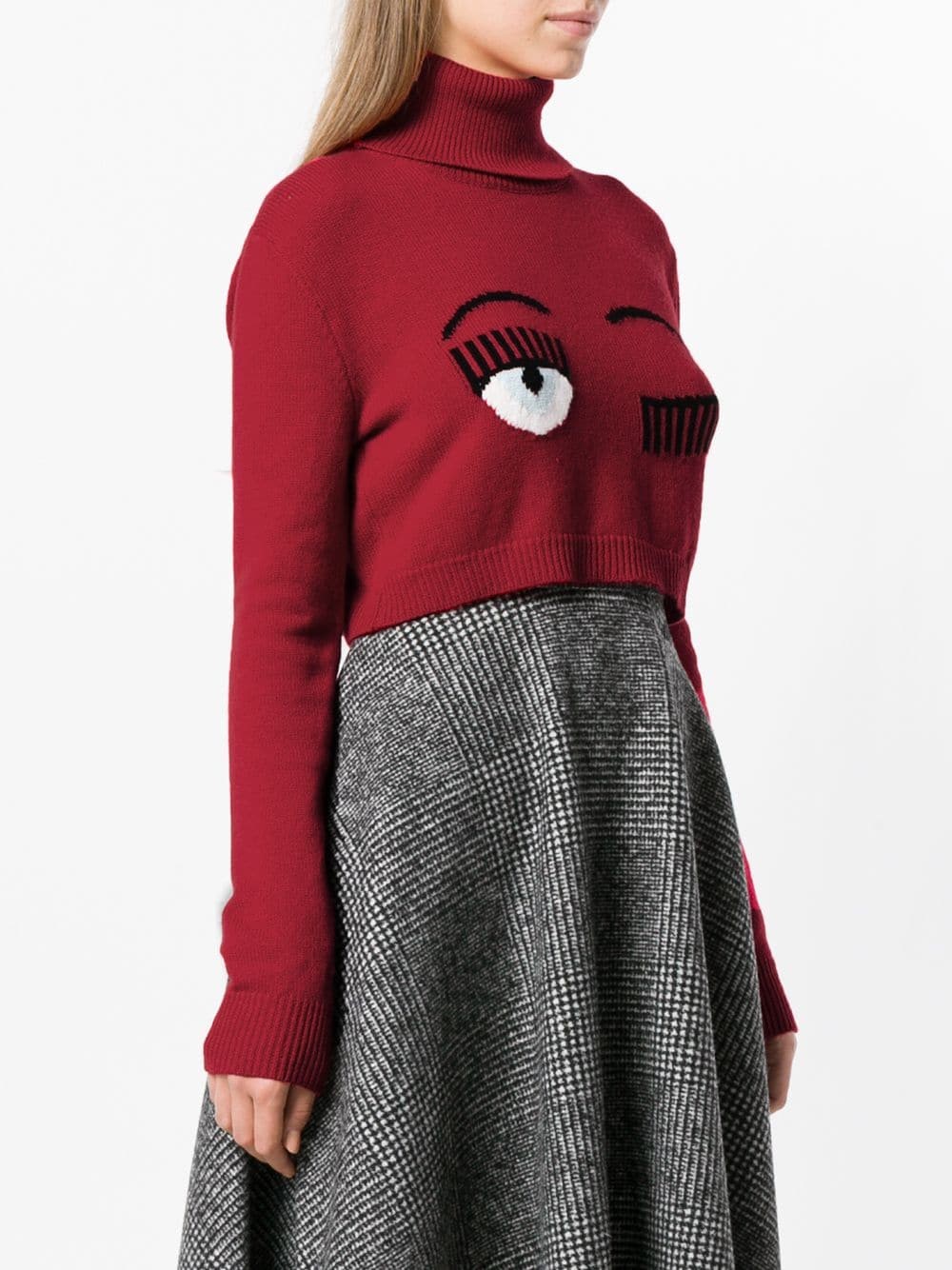 chiara ferragni MAGLIONE COLLO ALTO STAMPA OCCHI su montiboutique.com -  25394