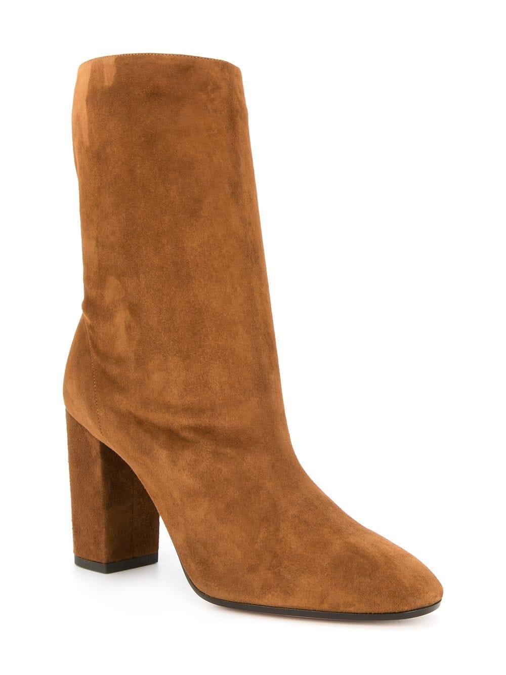 aquazzura suede booties