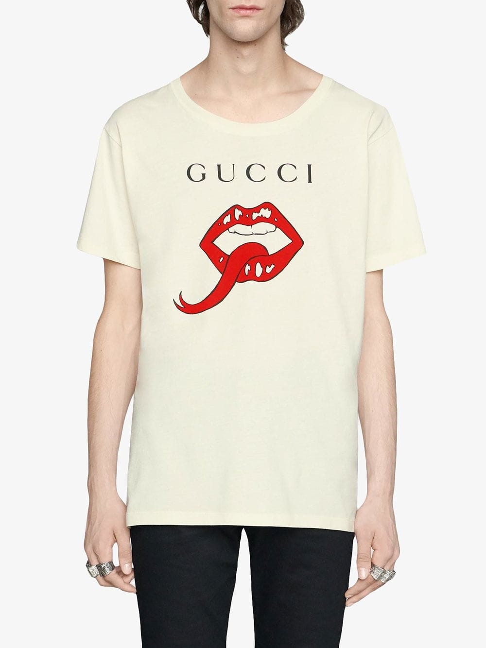 after school Shortcuts tolerance gucci MOUTH PRINT T-SHIRT available on montiboutique.com - 26178