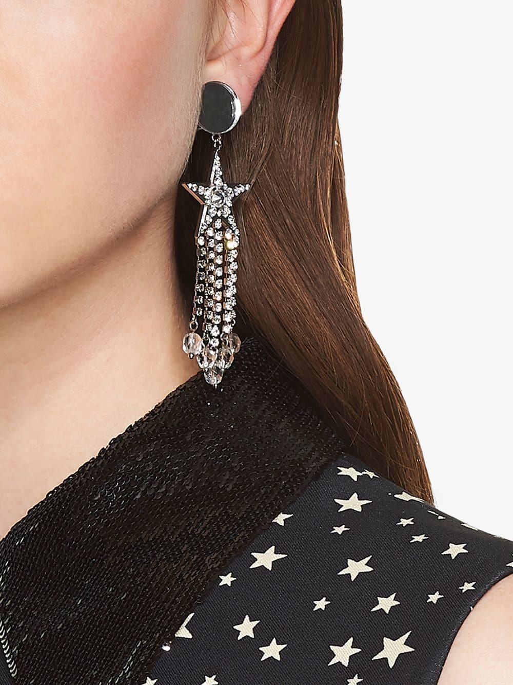miu miu STAR EARRINGS available on montiboutique.com - 26255