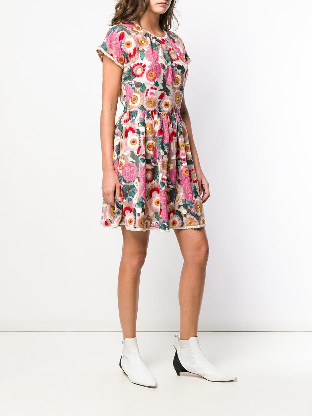 red valentino floral print dress