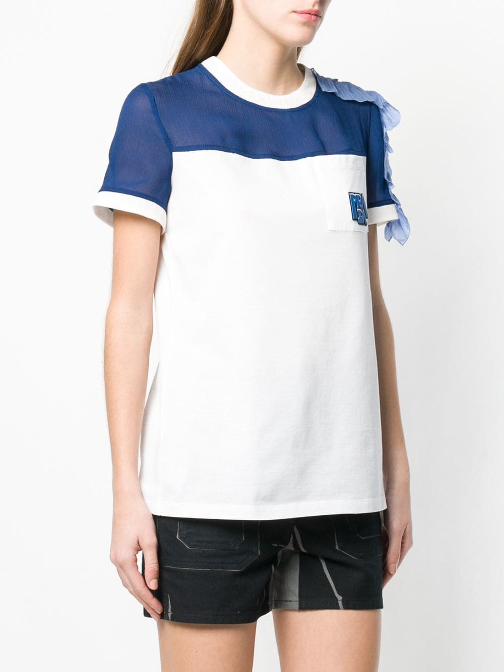 navy prada tshirt