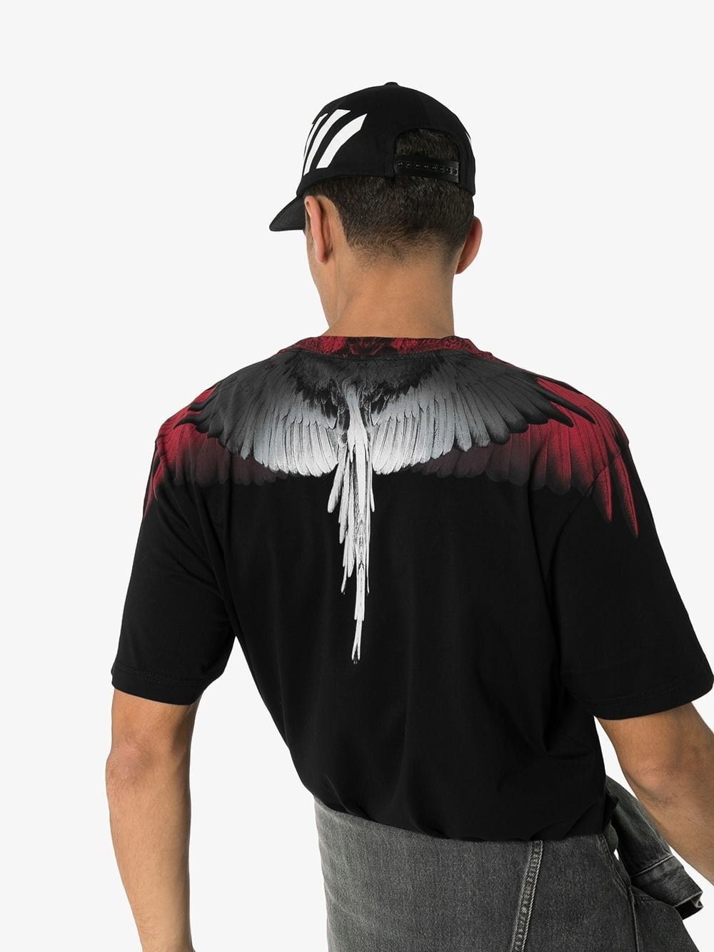 marcelo burlon WINGS PRINTED T-SHIRT available on montiboutique.com - 26565