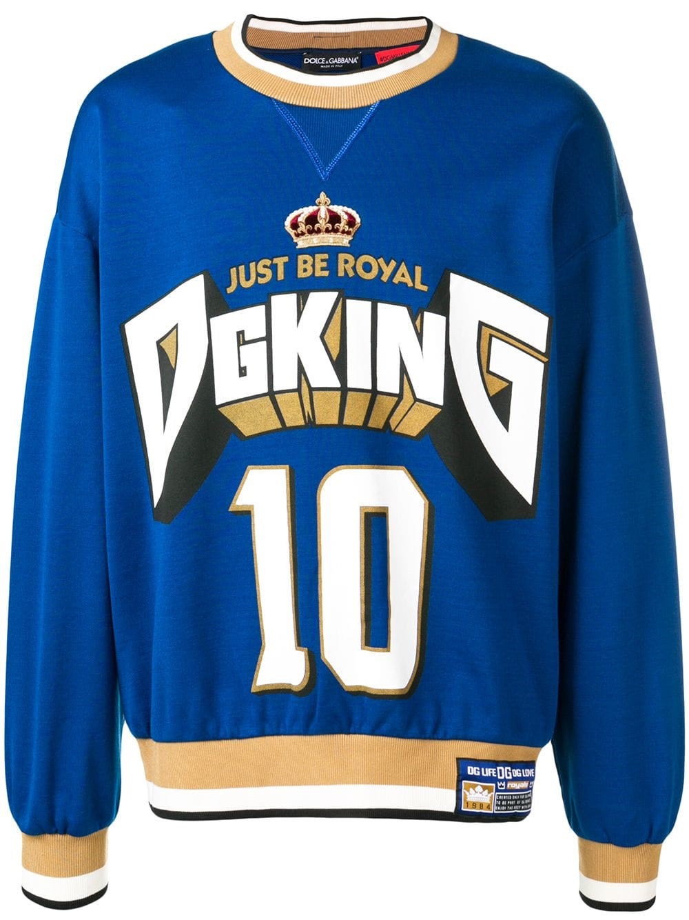 wealth lottery Hover dolce & gabbana D&G KING SWEATSHIRT available on montiboutique.com - 26712