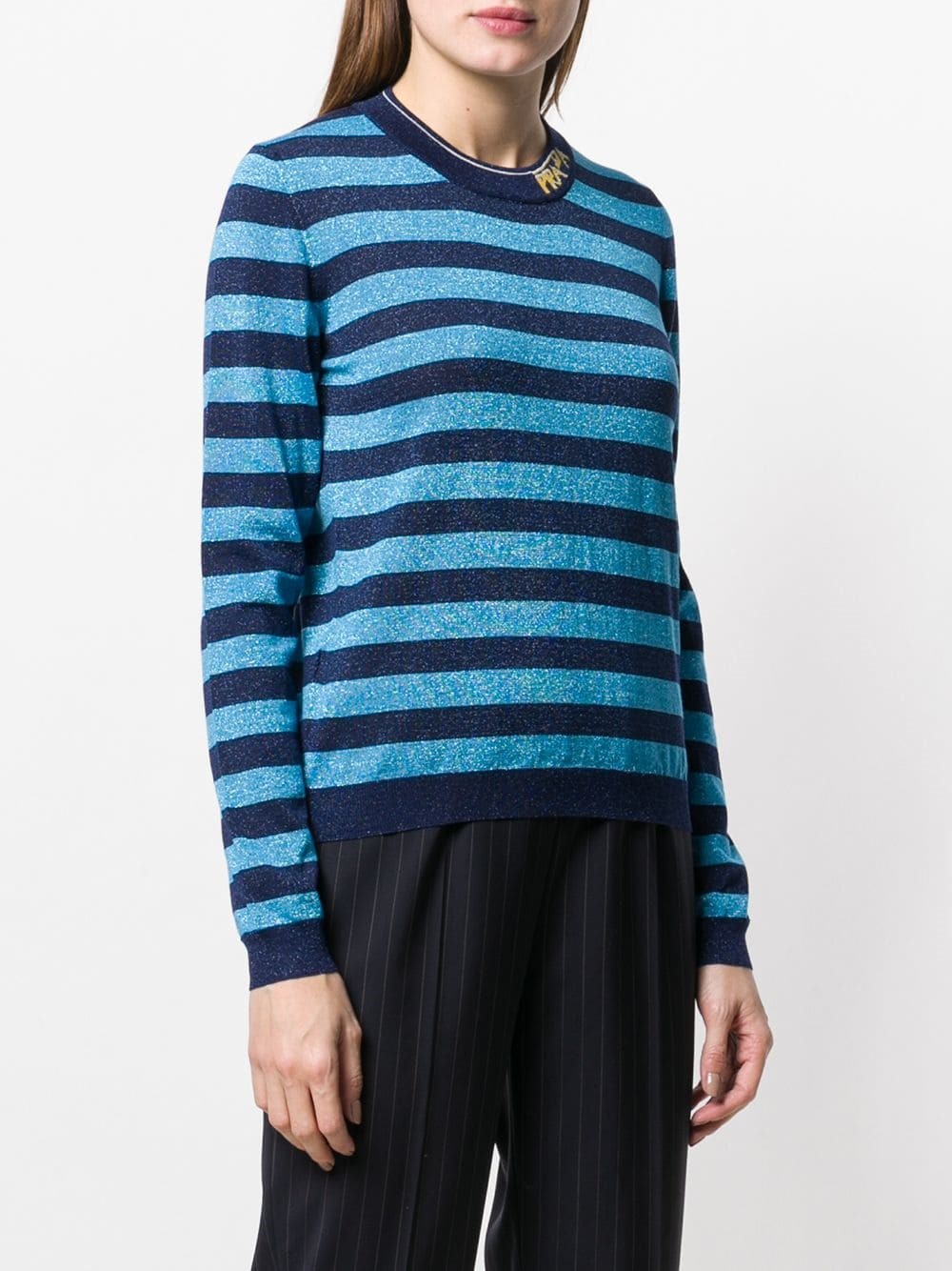 prada STRIPED PULLOVER available on montiboutique.com - 26721