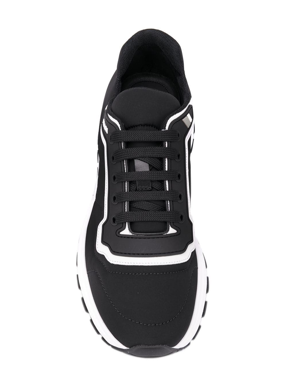 prada prax 01 leather sneakers