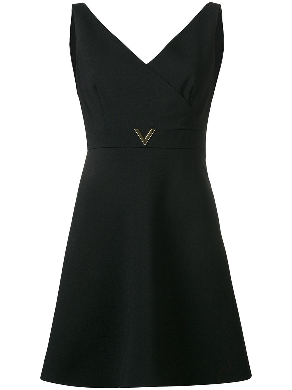 valentino v logo dress