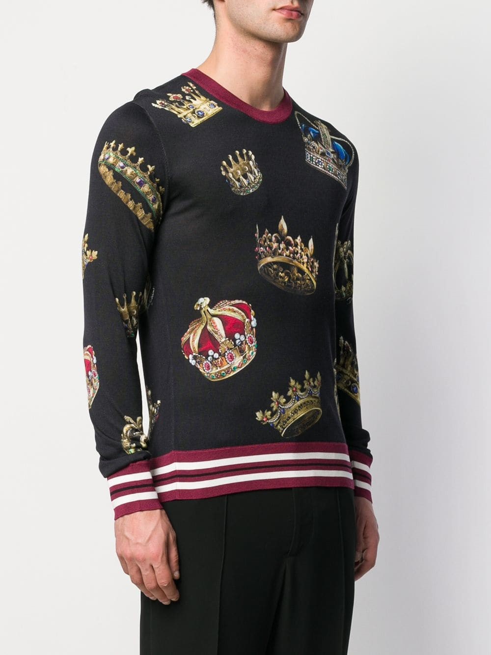 dolce and gabbana crown jumper