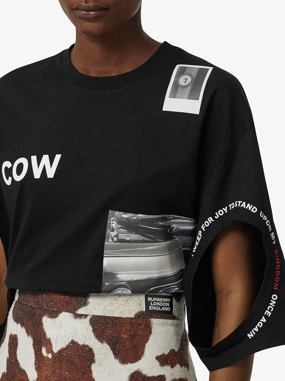 burberry COW T-SHIRT BURBERRY KINGDOM available on  - 27517