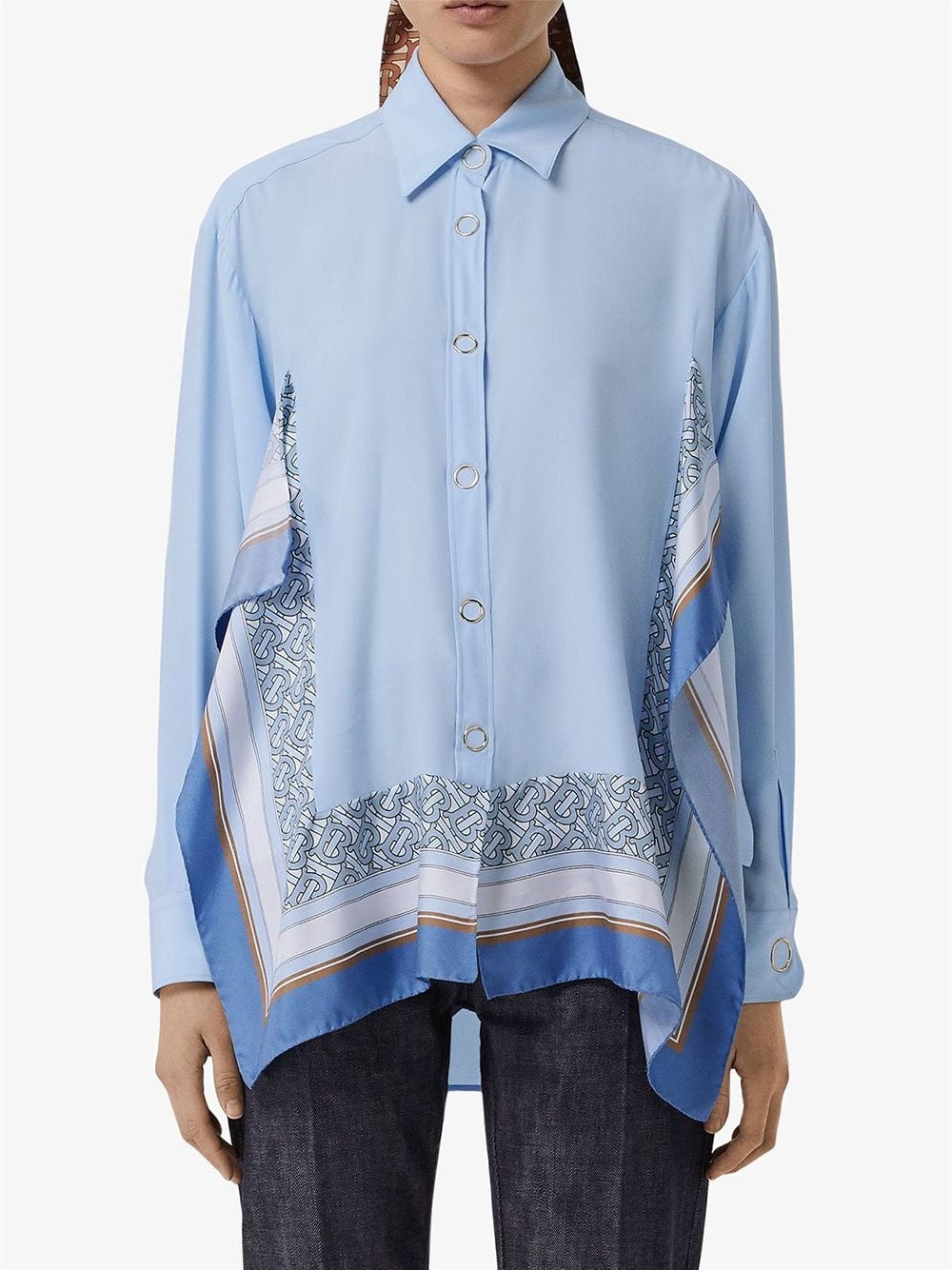 burberry BURBERRY KINGDOM SILK BLOUSE available on  - 27519