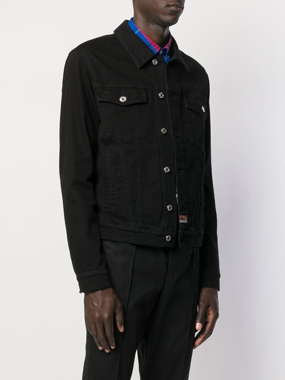sandro black denim jacket