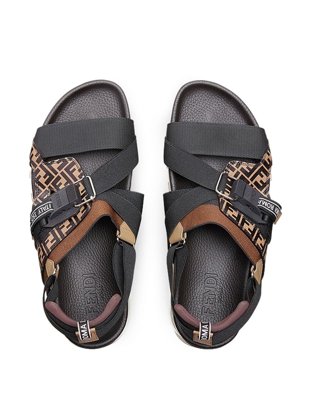 fendi LOGO SANDALS available on 27602