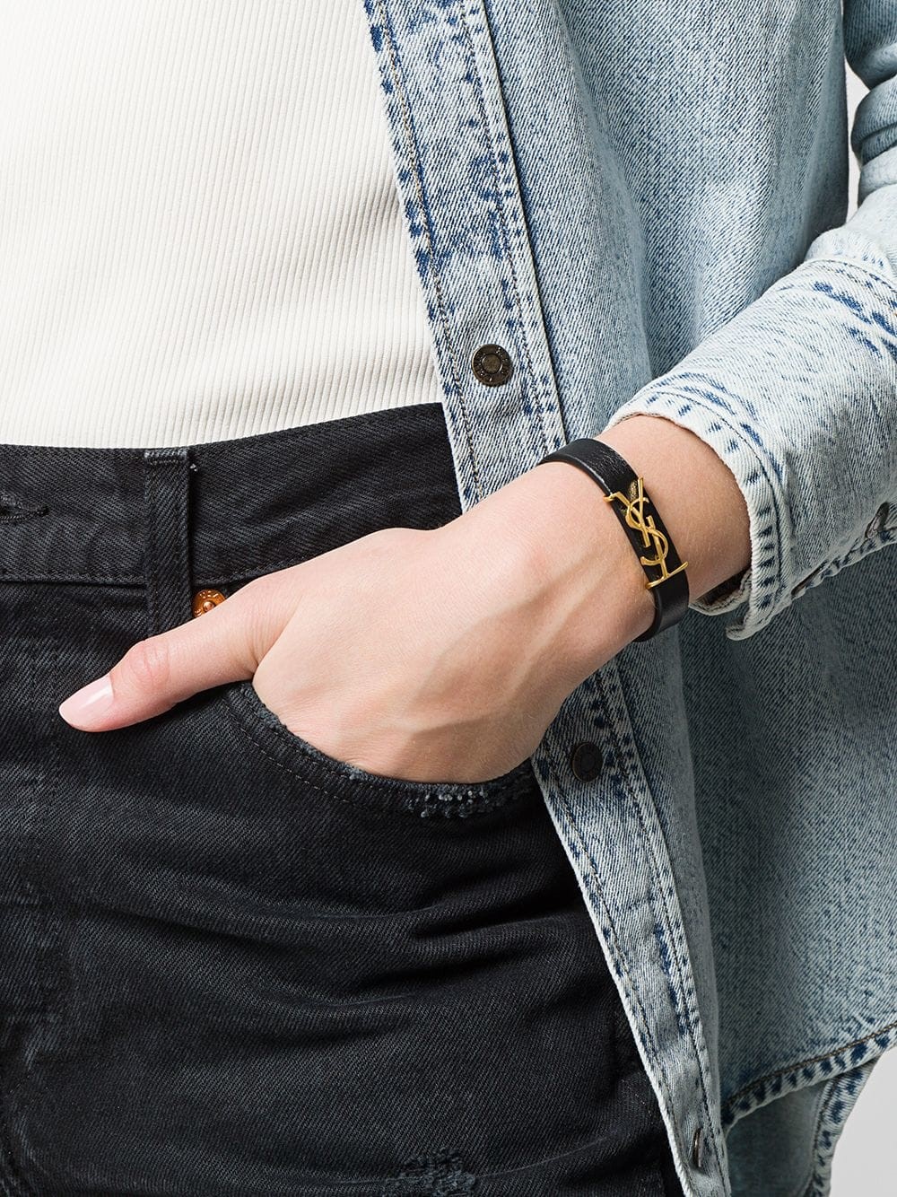 ysl monogram bracelet