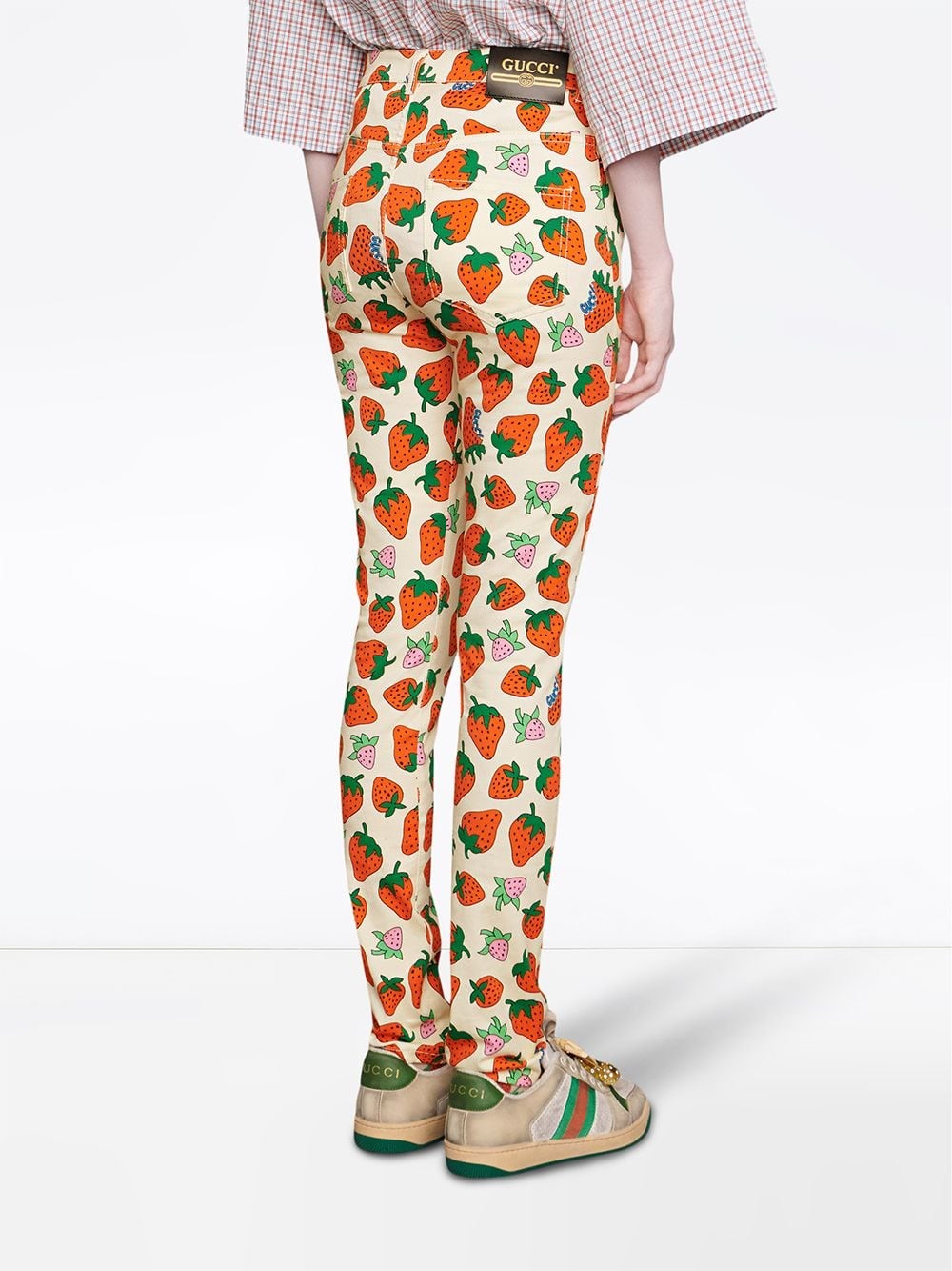 gucci STRAWBERRY TROUSERS available on montiboutique.com - 28112