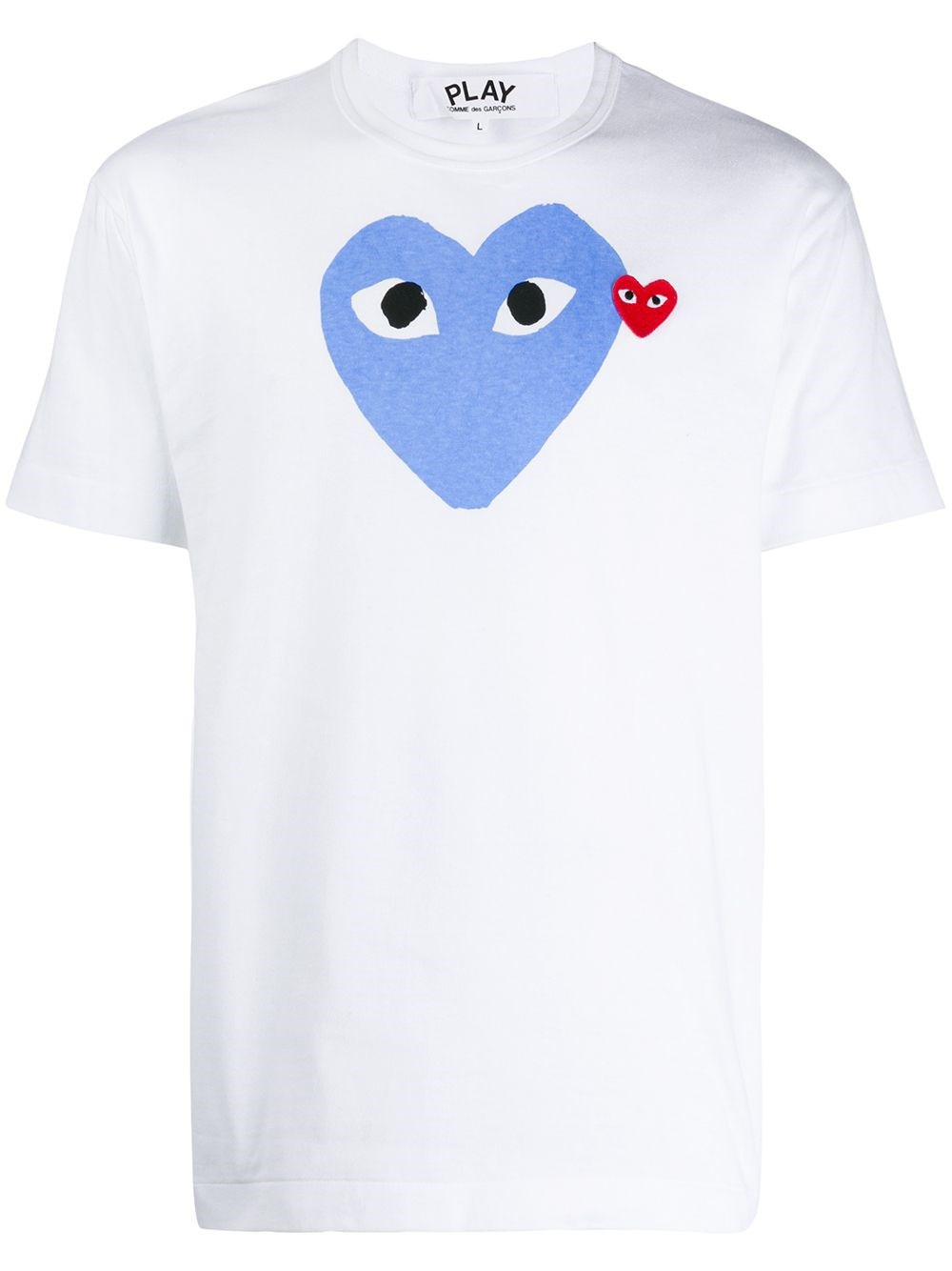 comme des garcons logo t-shirt