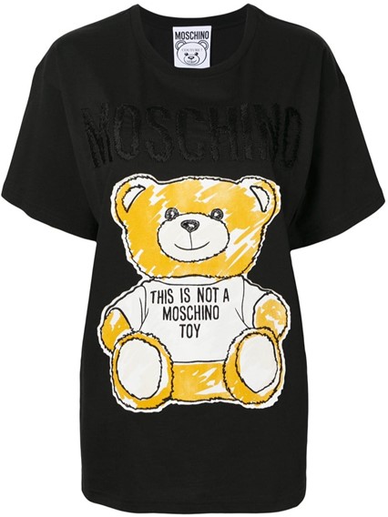 moschino pink bear t shirt